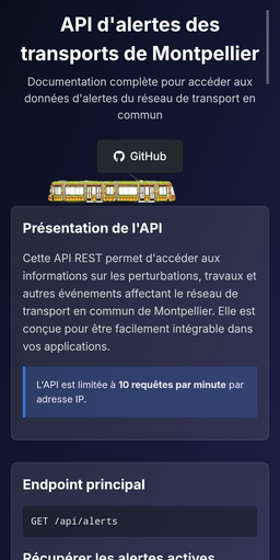 TaM API Alerts