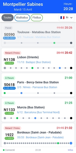 Montpellier Sabines Bus